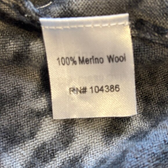 Garnet Hill Black White Animal Print Cardigan Large Lightweight Knit Sweater - Picture 5 of 6